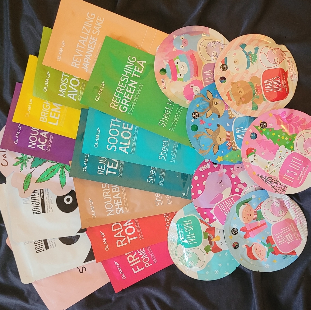 21 sheet masks various brands